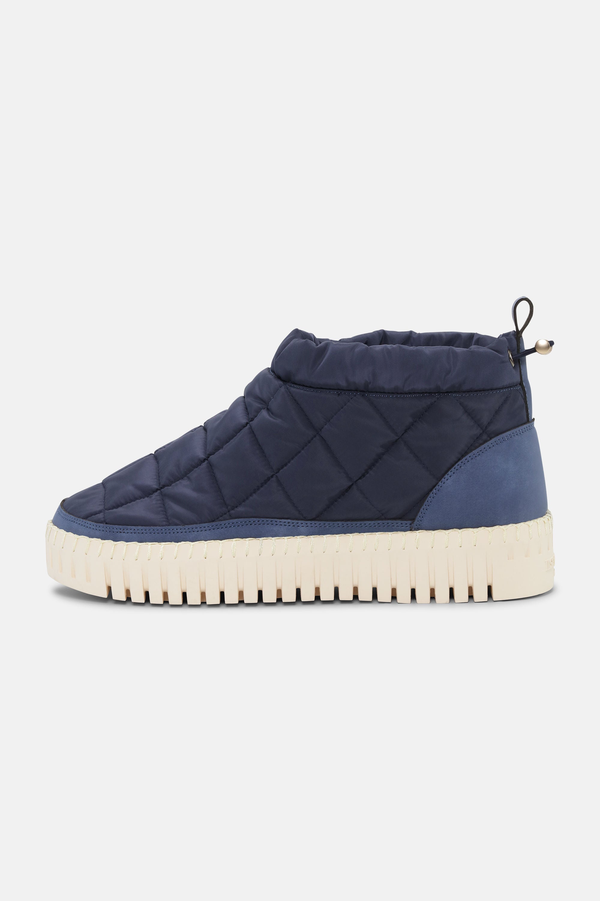 Tulip Low Padded Boot - Dark Indigo Pearled Ivory